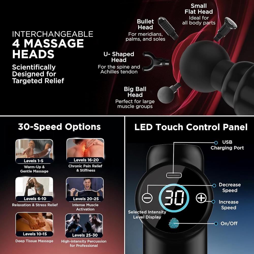 DR PHYSIO TOUCH DYNAMO GUN  MASSAGER - 1049