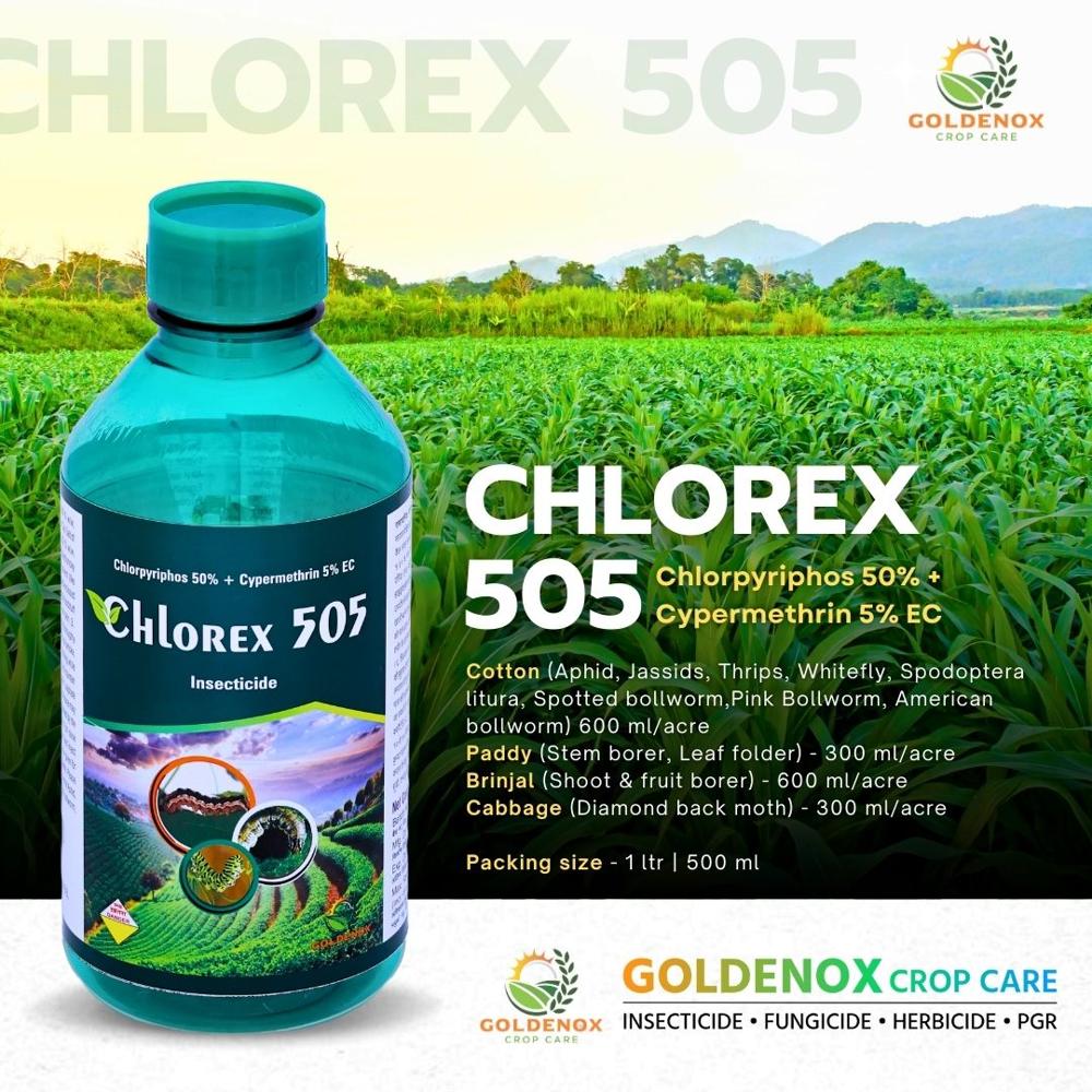 Chlorpyriphos 50% + Cypermethrin 5% EC