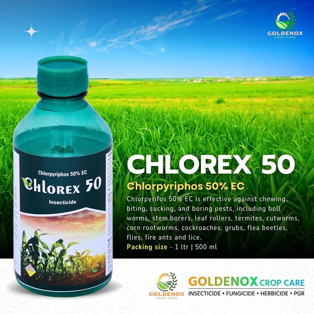 Chlorpyriphos 50% Ec By Goldenox Crop Care
