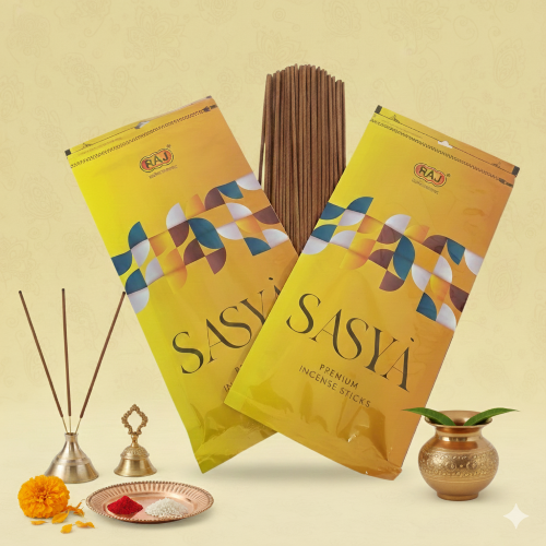 Sasya Premium Incense Sticks - Burning Time: 30 Minutes