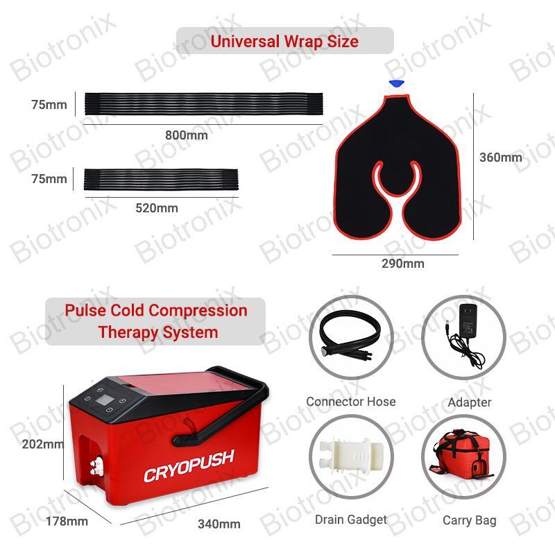 Cryopush LCD Controlled Cold Compression System for Rehab