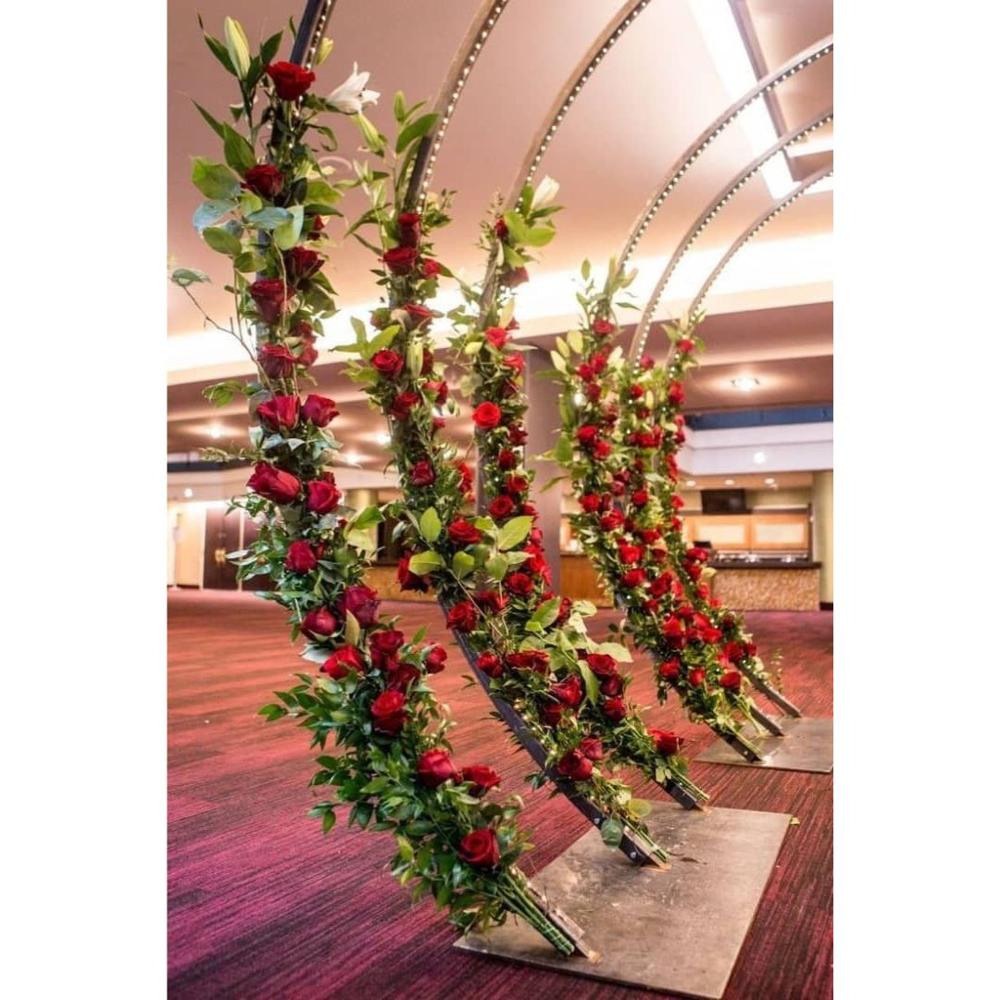 Soft Candlelight & Sheer Drapes Backdrop