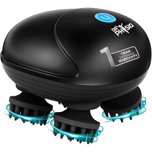 Dr Physio Head & Scalp Massager  1036 - Color: Black