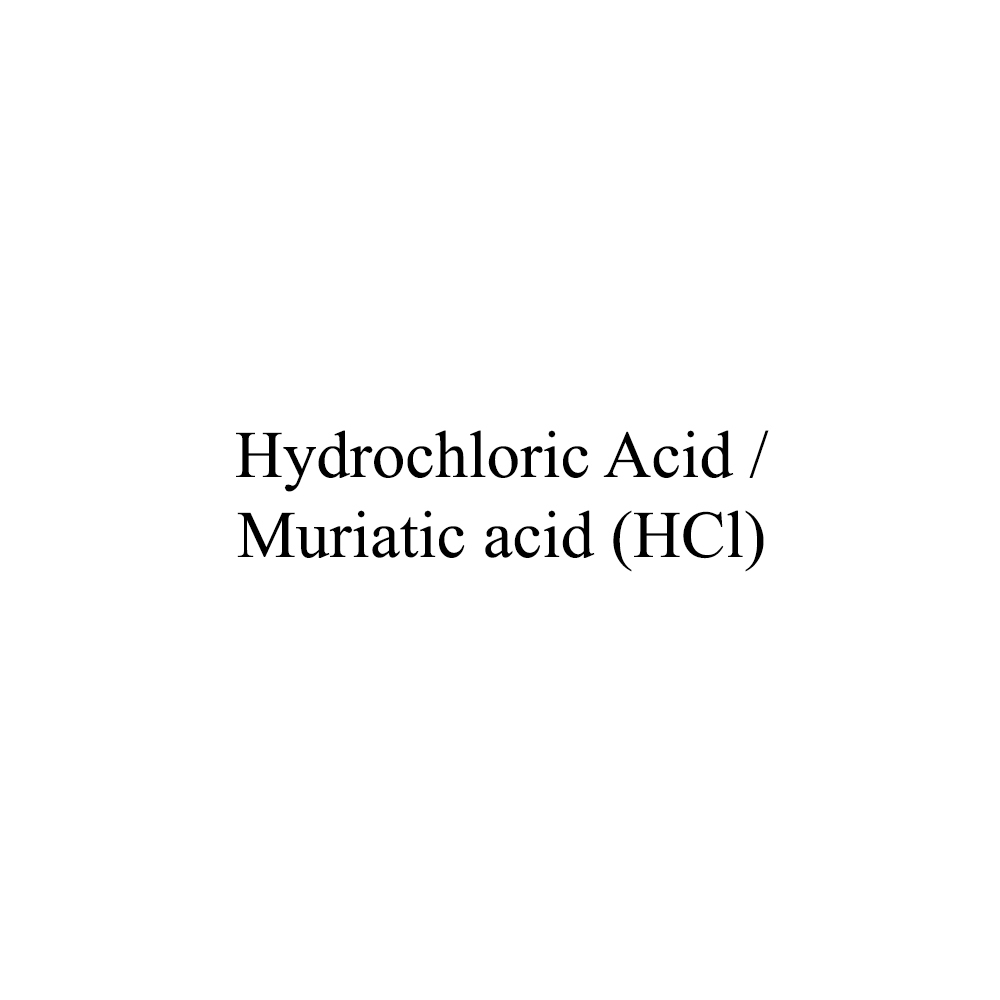 Hydrochloric Acid And Muriatic Acid Hcl - Application: Industrial
