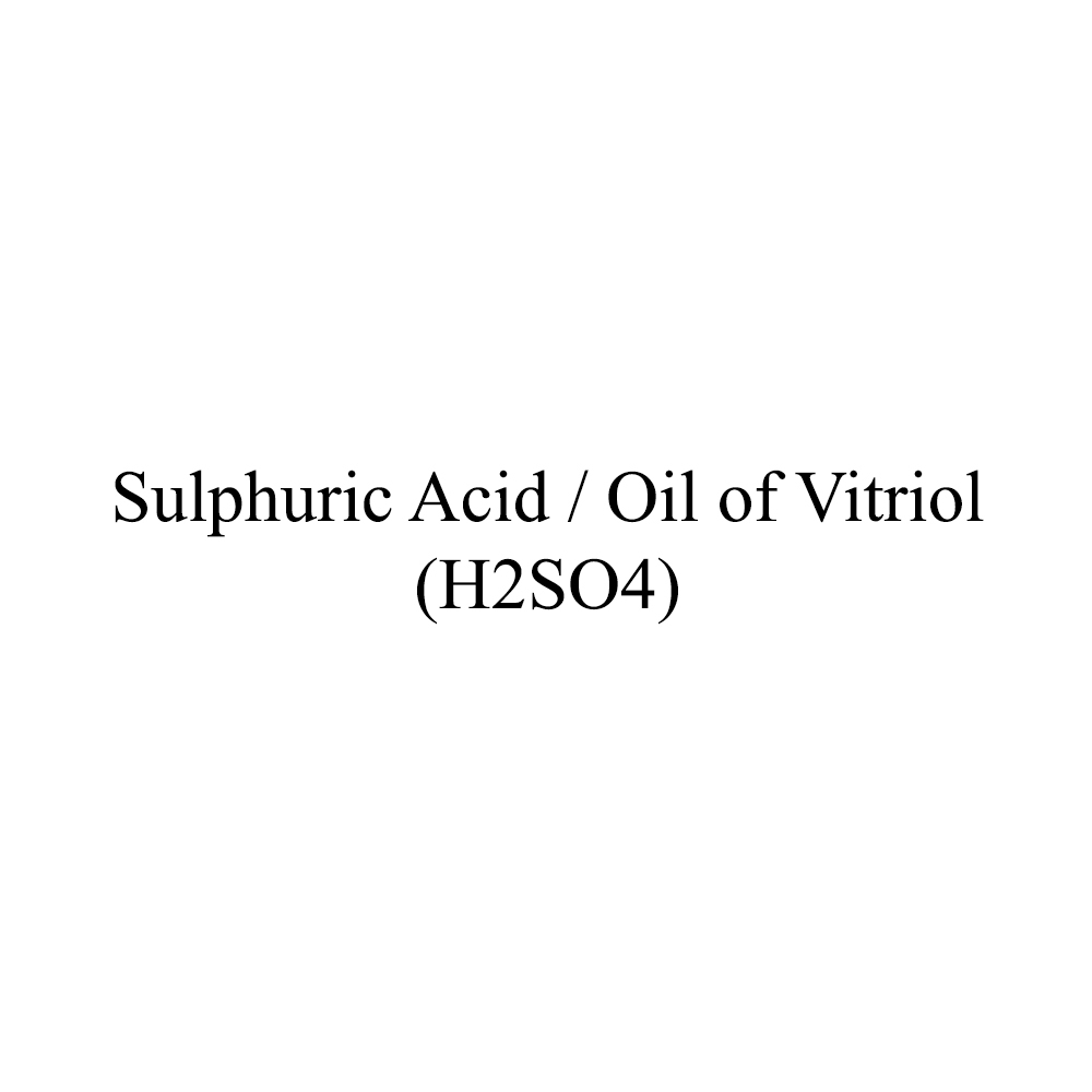 Sulphuric Acid And H2So4 Oil Of Vitriol - Application: Industrial