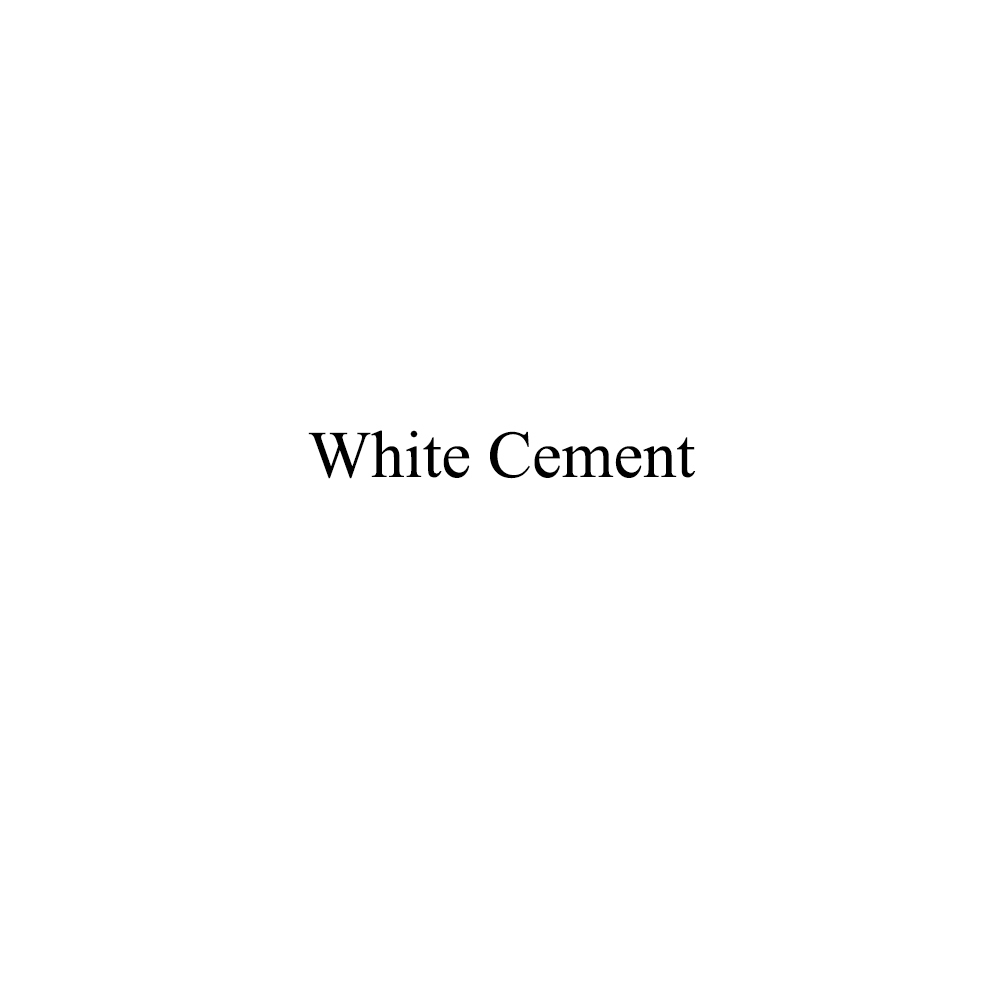 White Cement - Application: Industrial