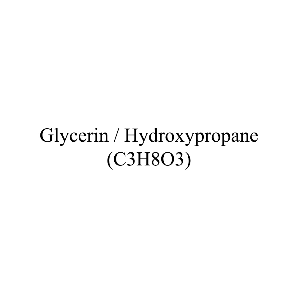 Glycerin And C3H8O3 Hydroxypropane