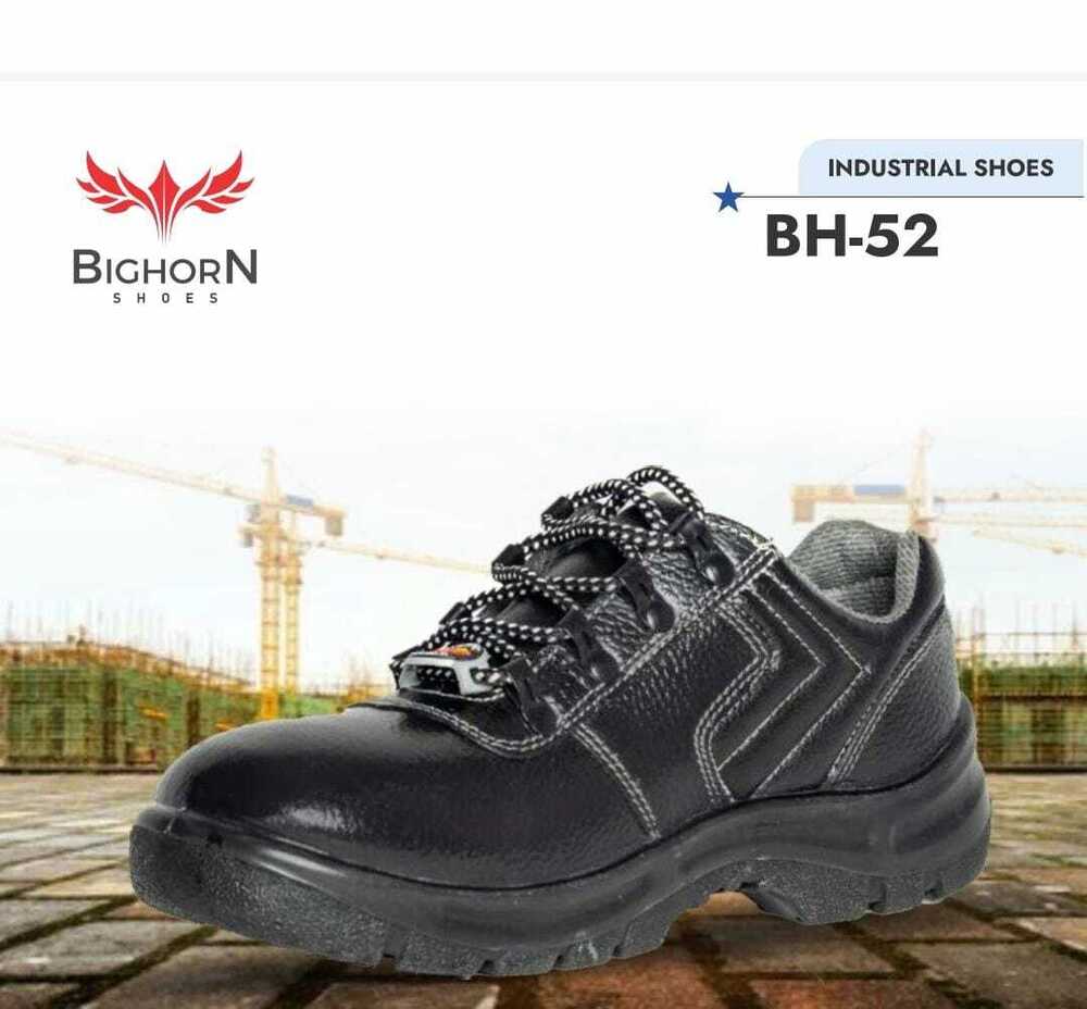Liberty Bighorn Bh52 Leather Safety Shoes - Color: Black