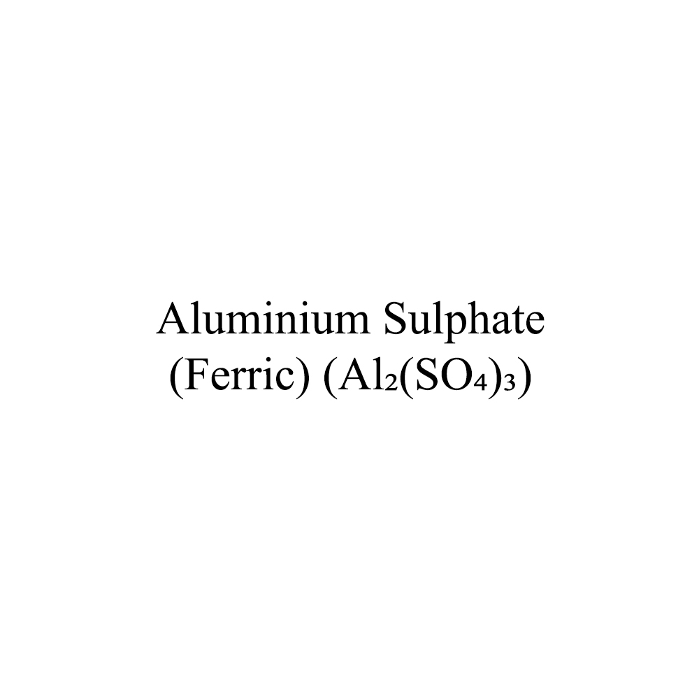 Al2-So4-3 Ferric Aluminium Sulphate - Application: Recycling Water Treatment