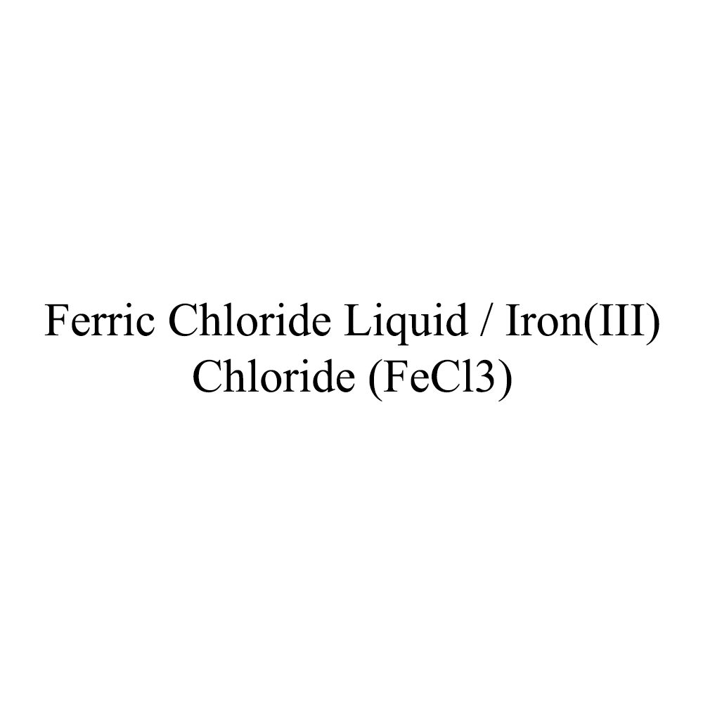 Fecl3 Ferric Chloride Liquid And Iron Iii Chloride - Application: Recycling Water Treatment
