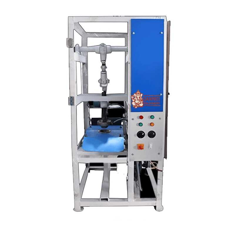 Automatic Single Die Dona Making Machine - Color: White & Blue