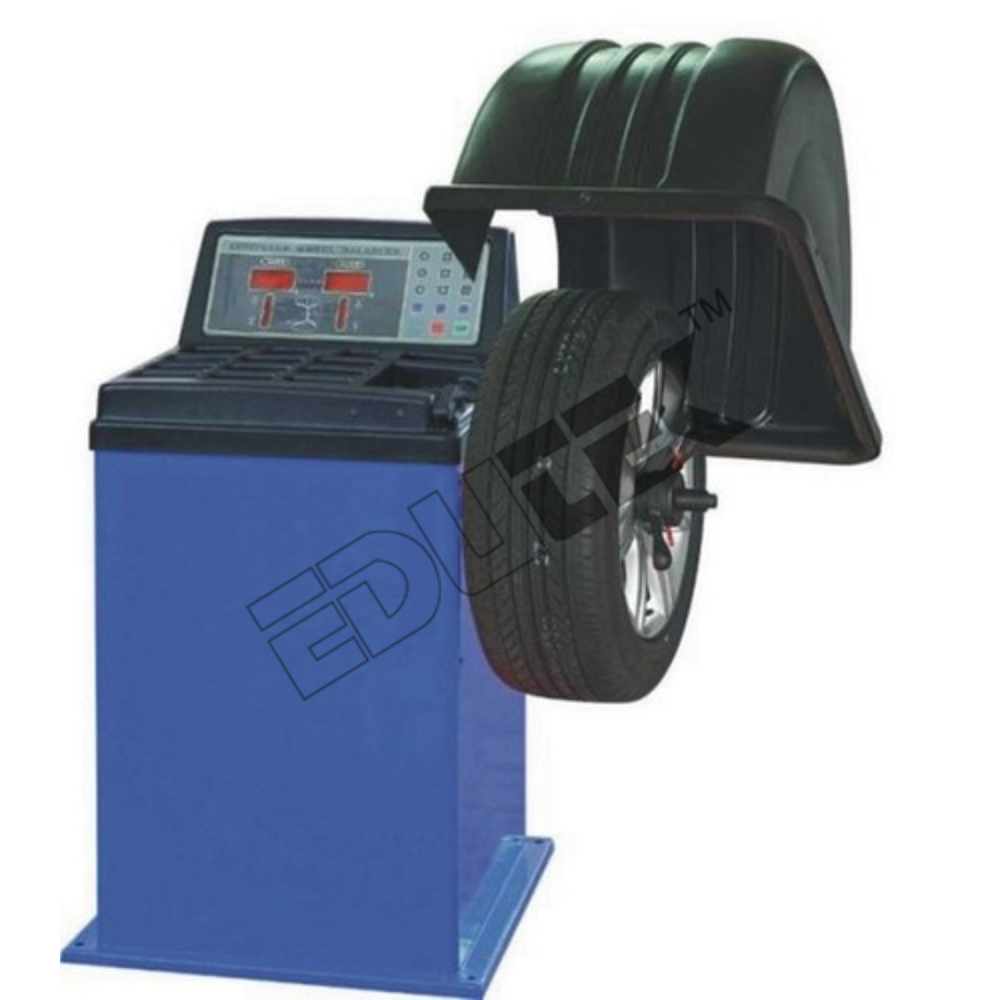 Wheel Balancer Wb-100 - Metal Casing, 50 Kg Weight, Electric Power Source 220v, Digital Display , Semi-automatic With Multiple Balancing Modes