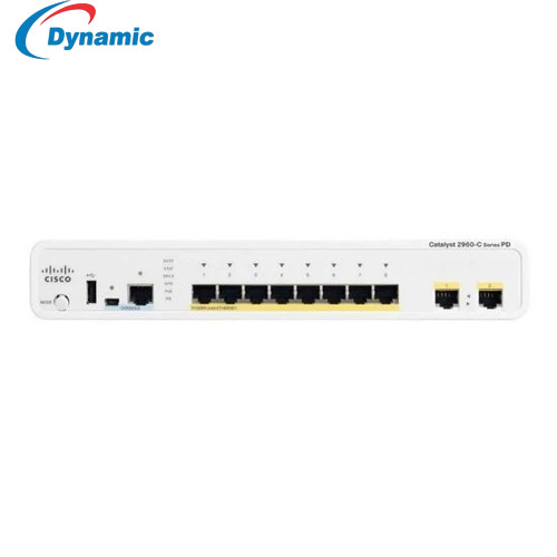 Cisco C2960cpd-8pt-l Switch - Cable Length: Ethernet Up To 100 Meters Meter (M)