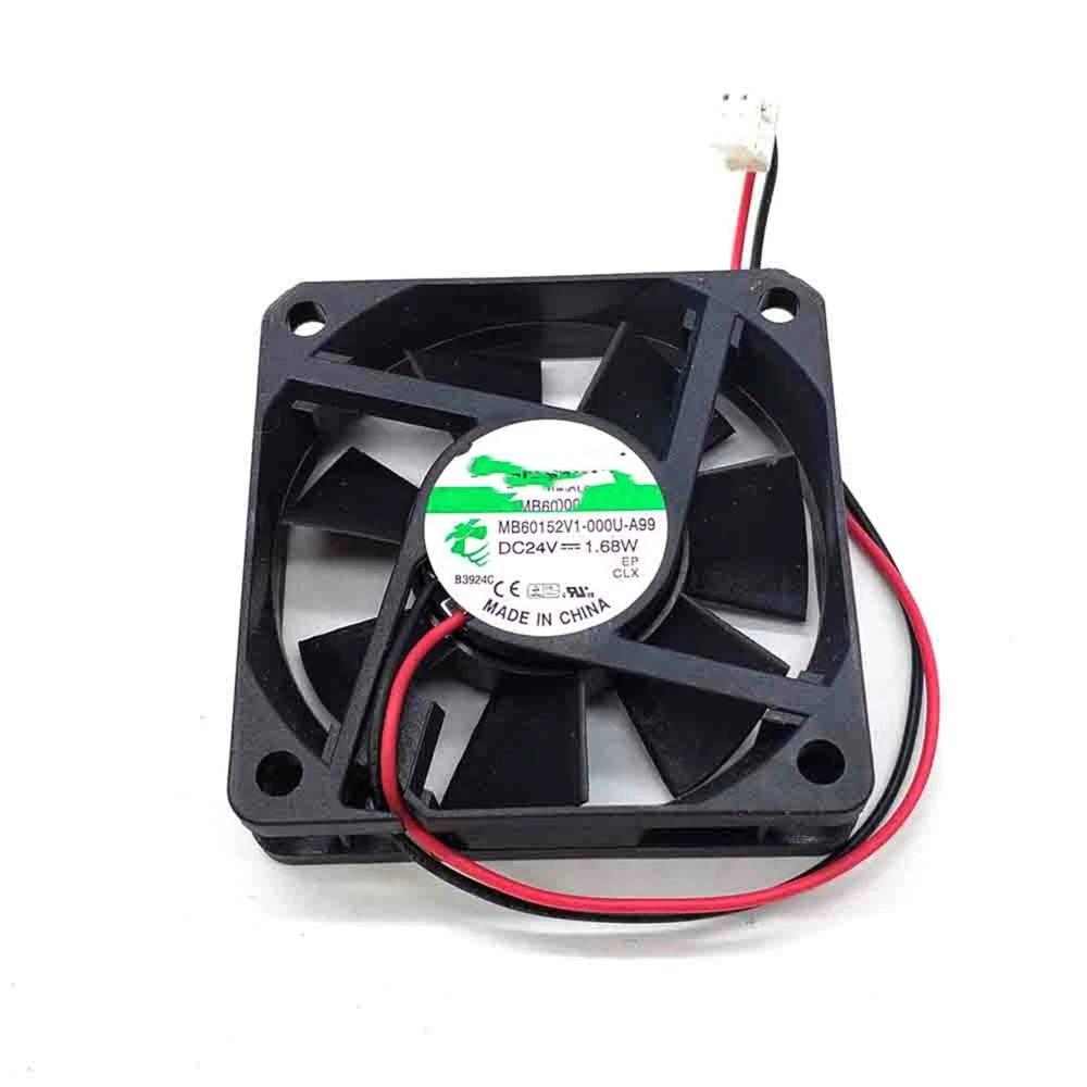 SUNON MB60152V1-000U-A99 24V DC 1.68W 6025mm Ball Bearing PLASTIC Industrial Axial Cooling Fan