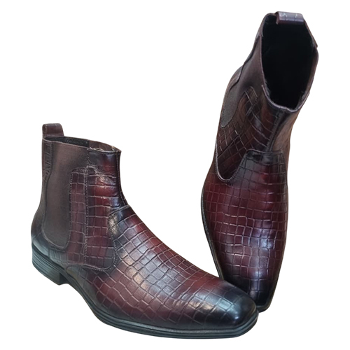 Brown Synthetic Chelsi Boot