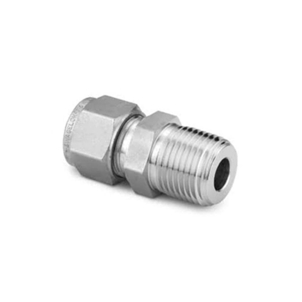 Stainless Steel Compression Tube Fitting - Color: Silver