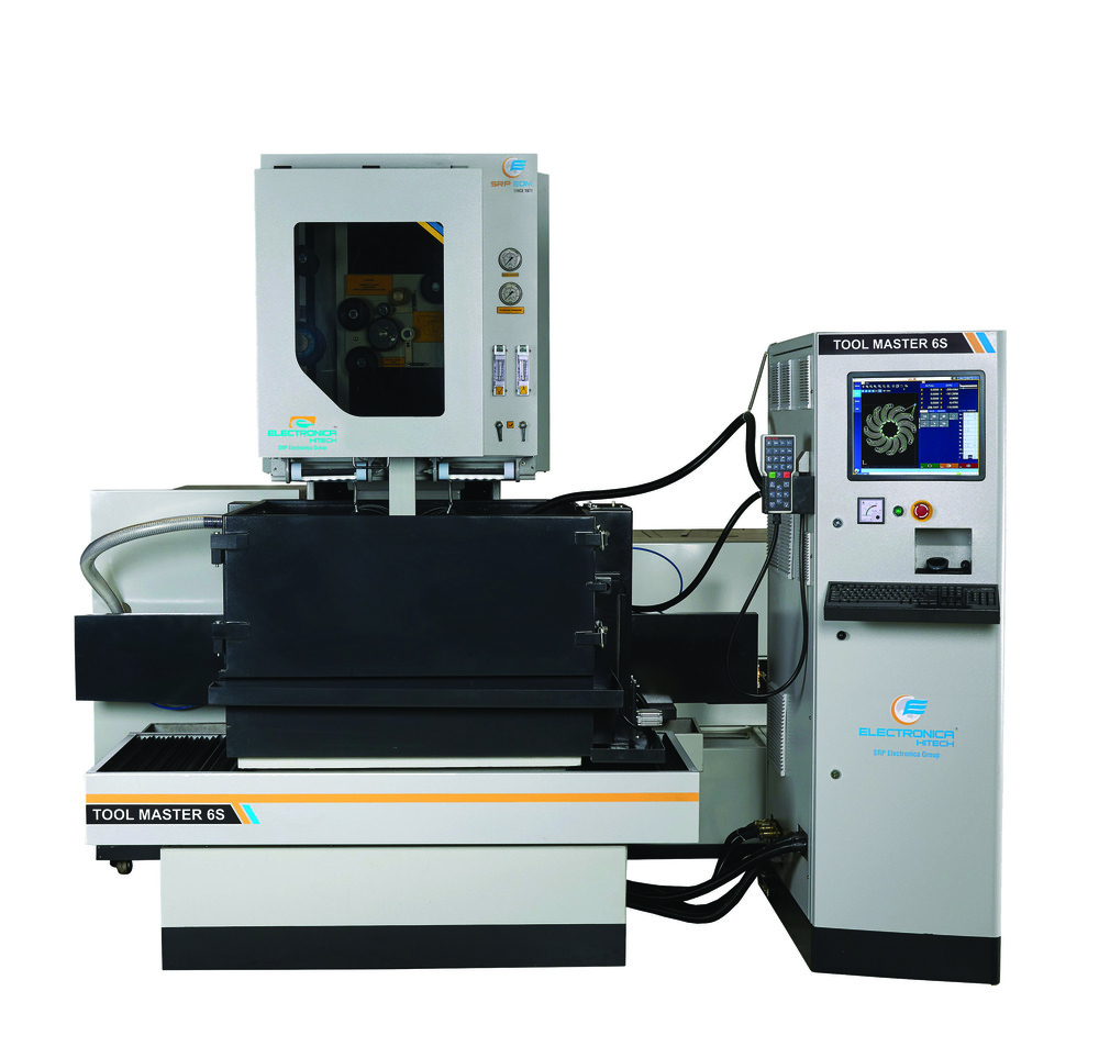 White Cnc Wire Cut Edm Machine