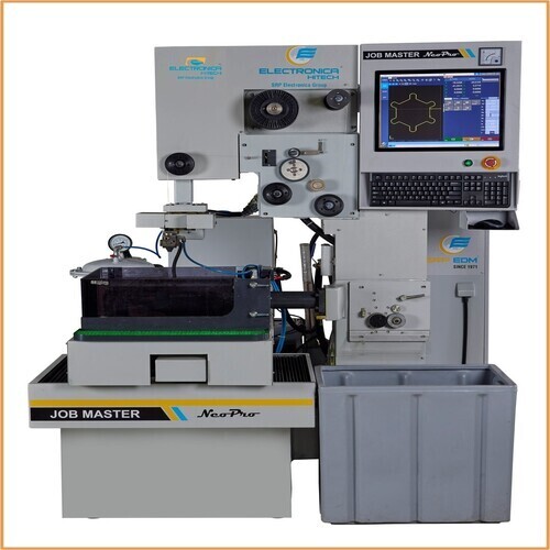 White Cnc Wire Cut Edm Machine
