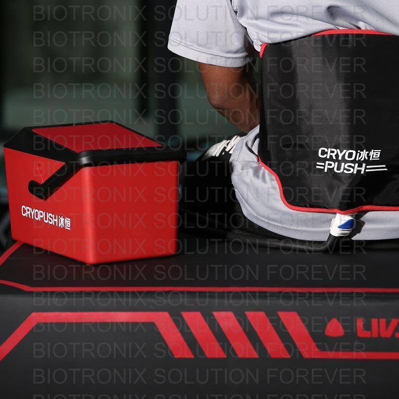 Motorized Cooling and Compression Device for Joint Rehabilitation