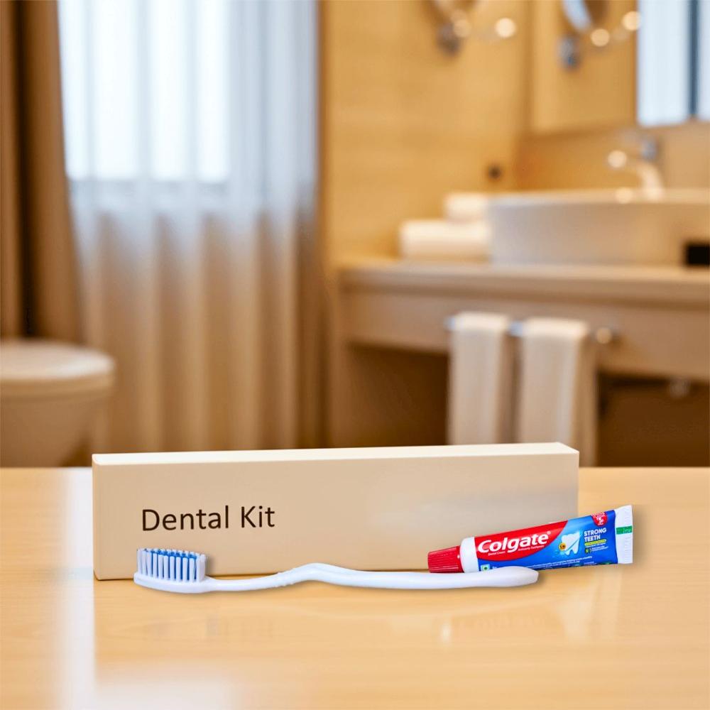 Hospital & Travel Dental Kit Complete Oral Care Set | Toothbrush, Toothpaste & Accessories | Manufacturer & Supplier | Premium Hygienic Hotel & Travel Amenities | Leafglory