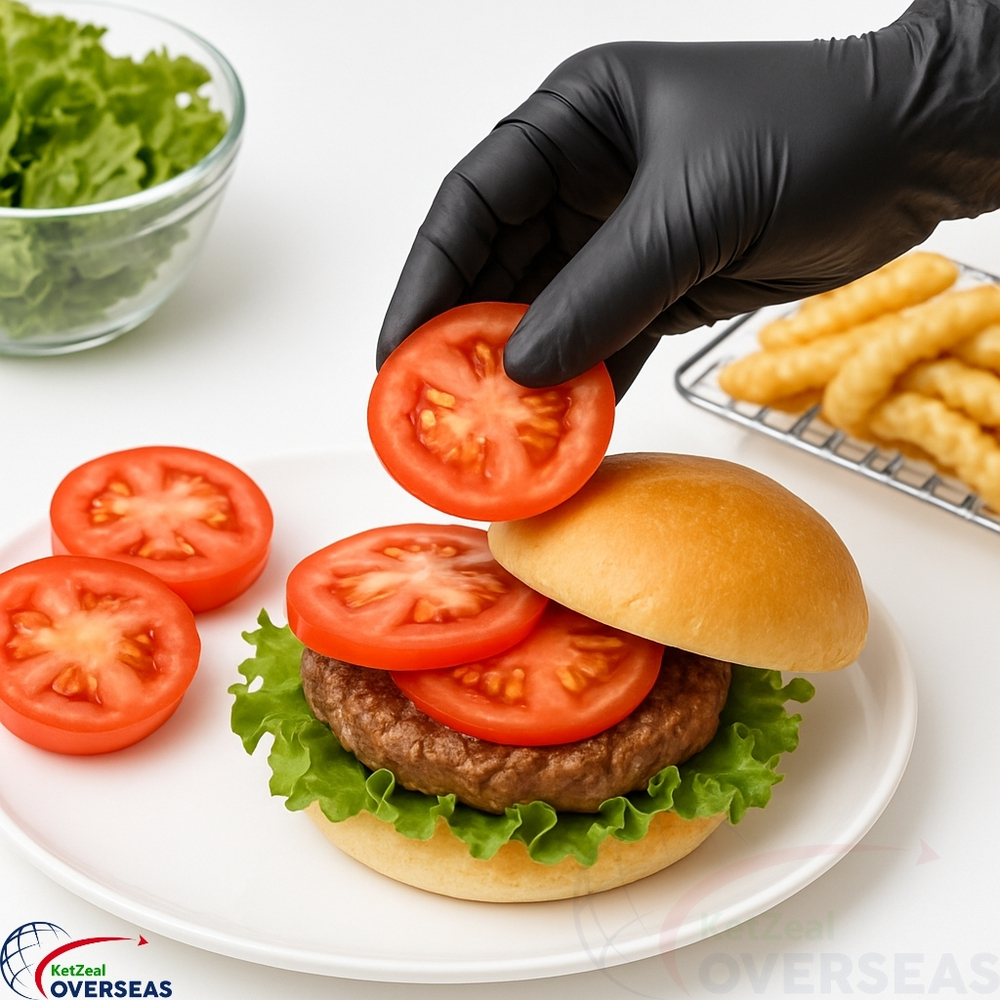 Black Nitrile Disposable Gloves