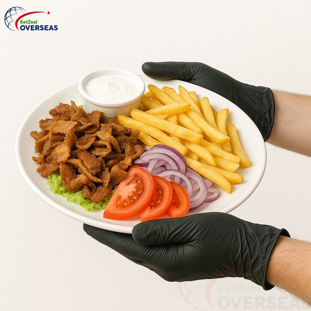 Black Nitrile Disposable Gloves