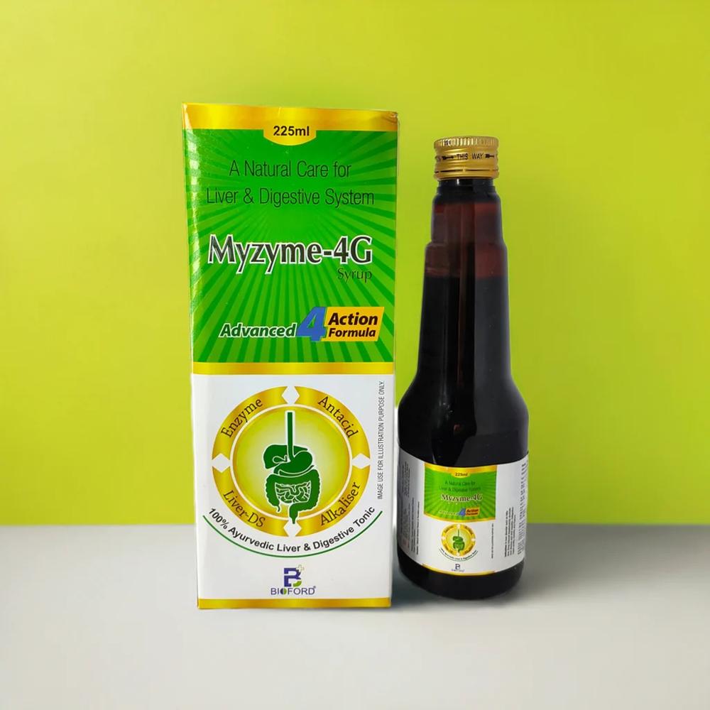 Bioford Myzyme-4g Syrup 225ml - Age Group: For Adults
