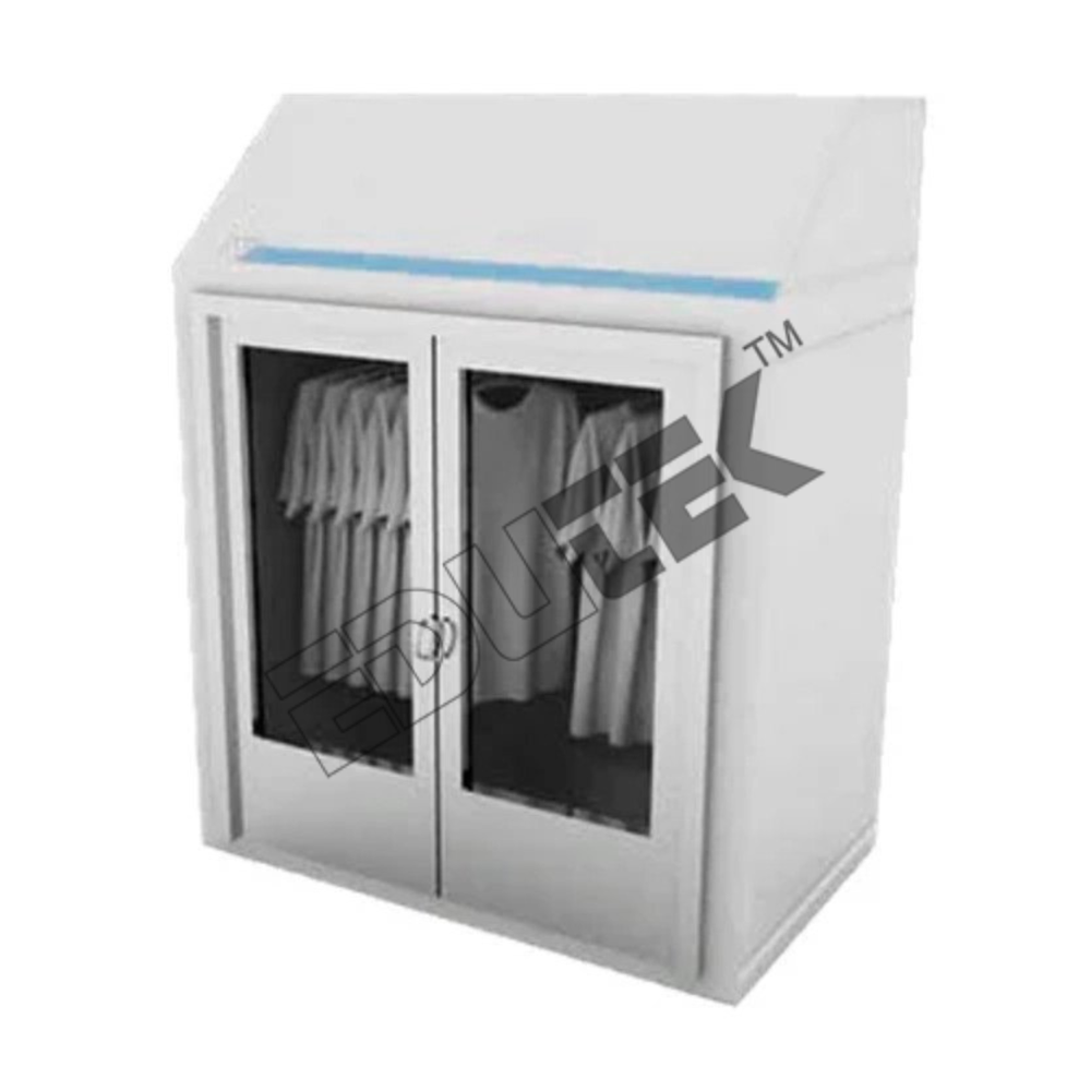 Garment Storage Cabinet - Durable Steel Frame, Spacious Interior With Adjustable Shelves - Ideal For Organizing Clothing And Accessories