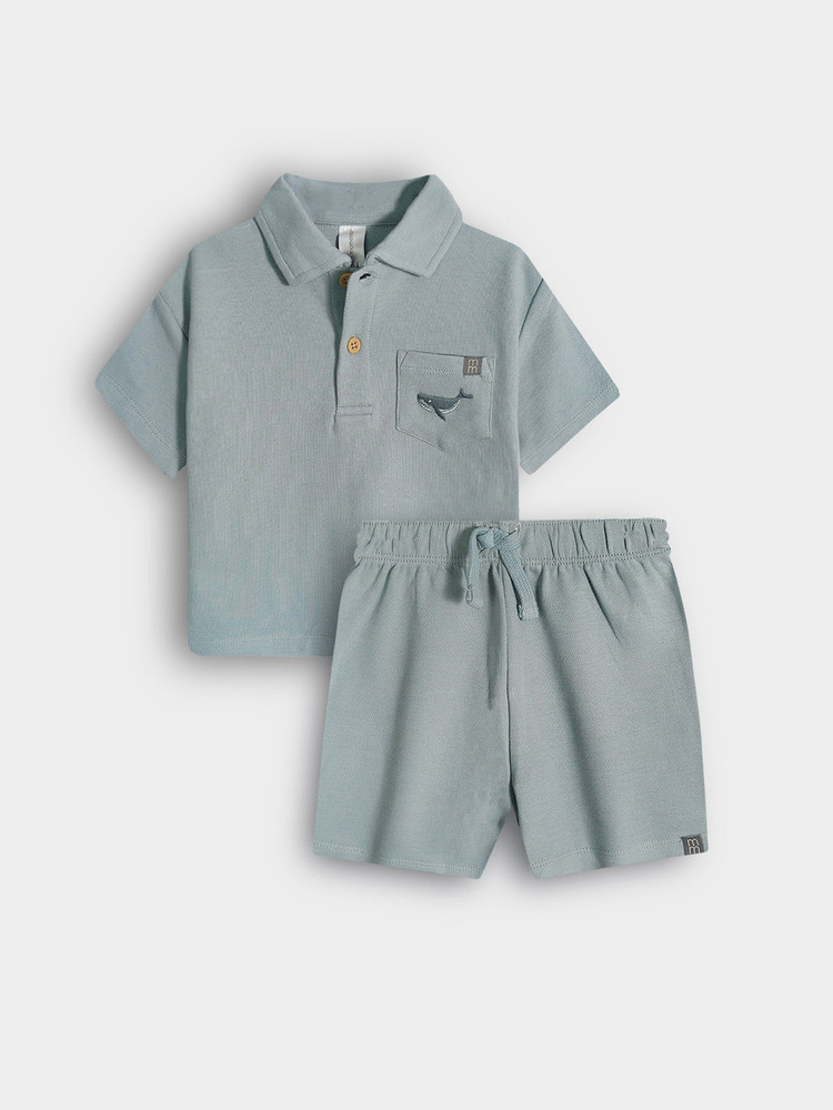 Boys 2 Pc Set Polo n Shorts