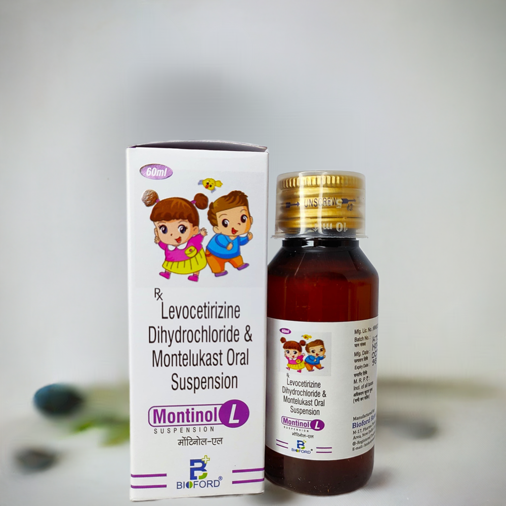 Montinol L Syrup 60Ml - Age Group: For Children(2-18Years)