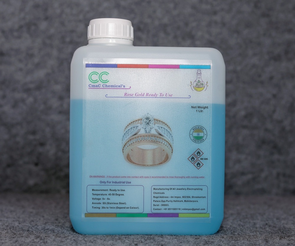 1Ltr Rose Gold Ready To Use Chemical - Grade: Industrial Grade