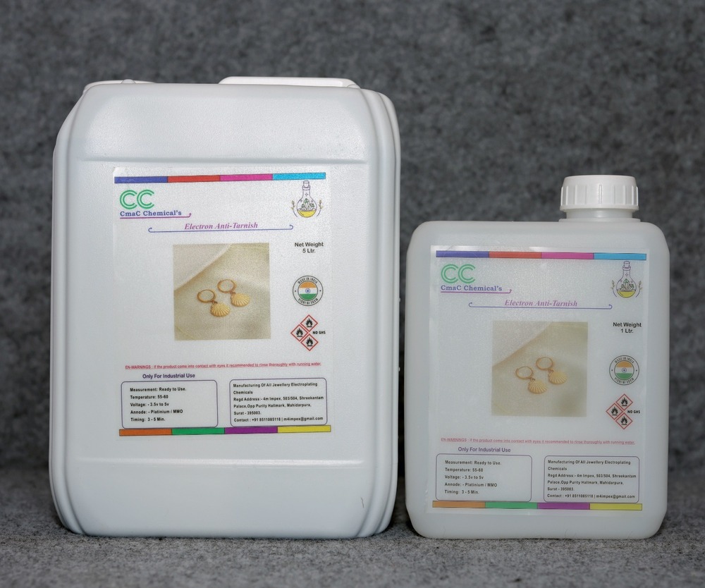 5Ltr Electron Anti-Tarnish - Application: Industrial
