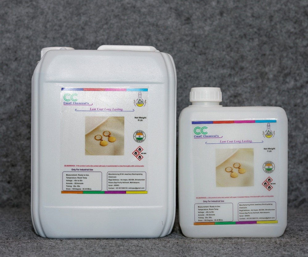 5Ltr Lam Coat Long Lasting - Ph Level: High