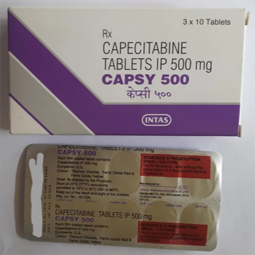 500 Mg Capecitabine Tablets IP