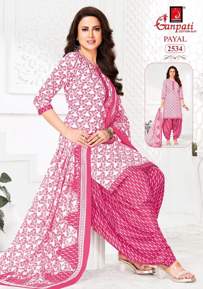 Ganpati Payal Vol-11  Patiyala Dress Material