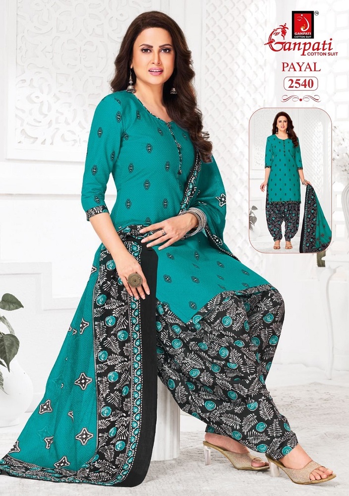 Ganpati Payal Vol-11  Patiyala Dress Material