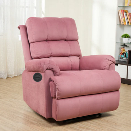 The Desired Comfort Fabric Recliner 1 Seater Sofa Chair - Color: As Per Requirement