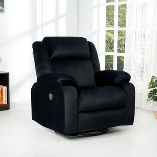 Fabric Recliner 1 Seater Sofa Chair For Living Room - Color: As Per Requirement
