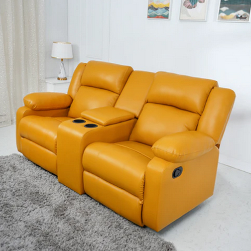 Yellow Color Twin- Modern Sungheaven 2-Person Sofa