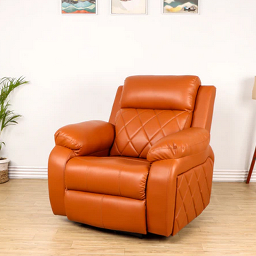 Nap Tan Recliner 1 Seater Sofa Chair - Color: As Per Requirement