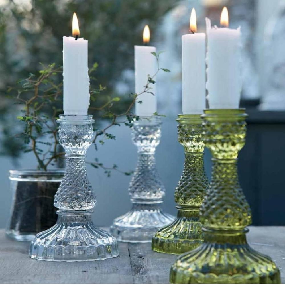 Glass Tealight Candle Stand