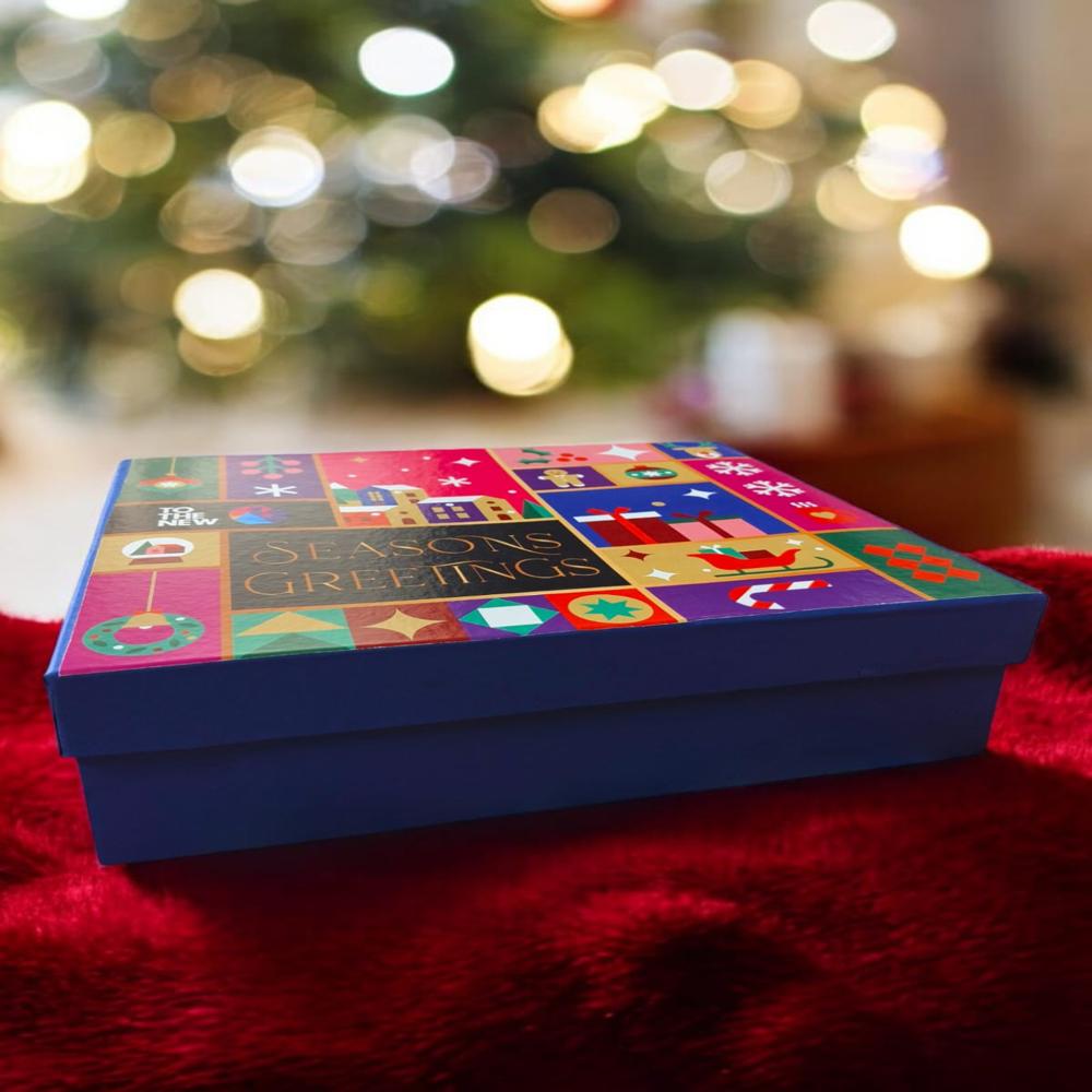Festival Customized Rigid Gift Packaging Box - Finishing: Glossy Lamination