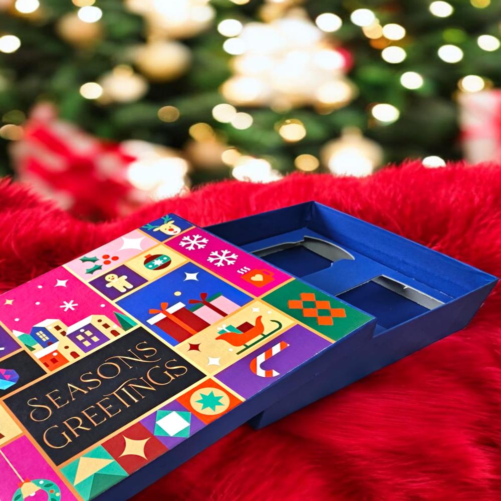 Festival Customized Rigid Gift Packaging Box - Finishing: Glossy Lamination