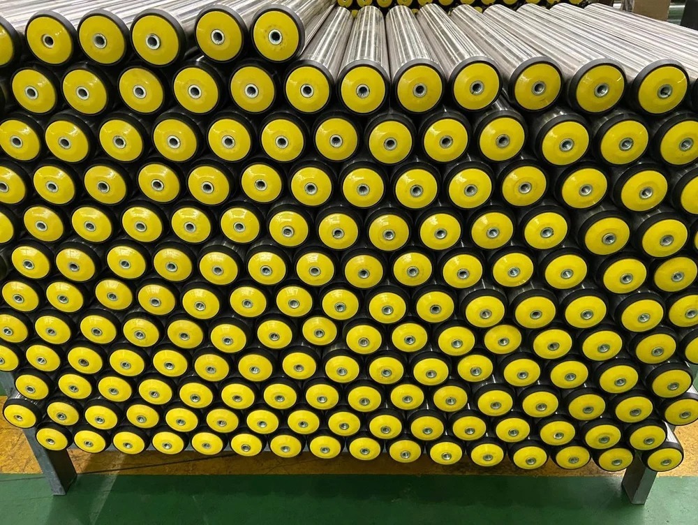 Interroll Conveyor Rollers - Color: Silver