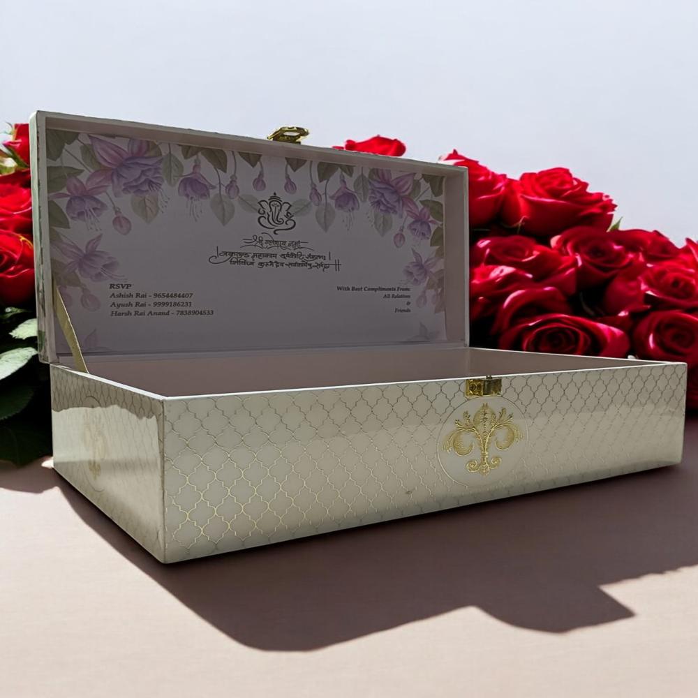 Wedding Invitation Gift Box - Coating Type: Customized