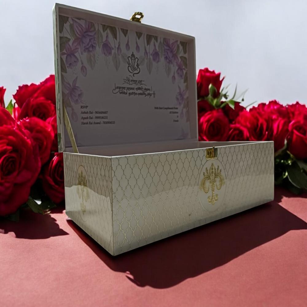 Wedding Invitation Gift Box - Coating Type: Customized