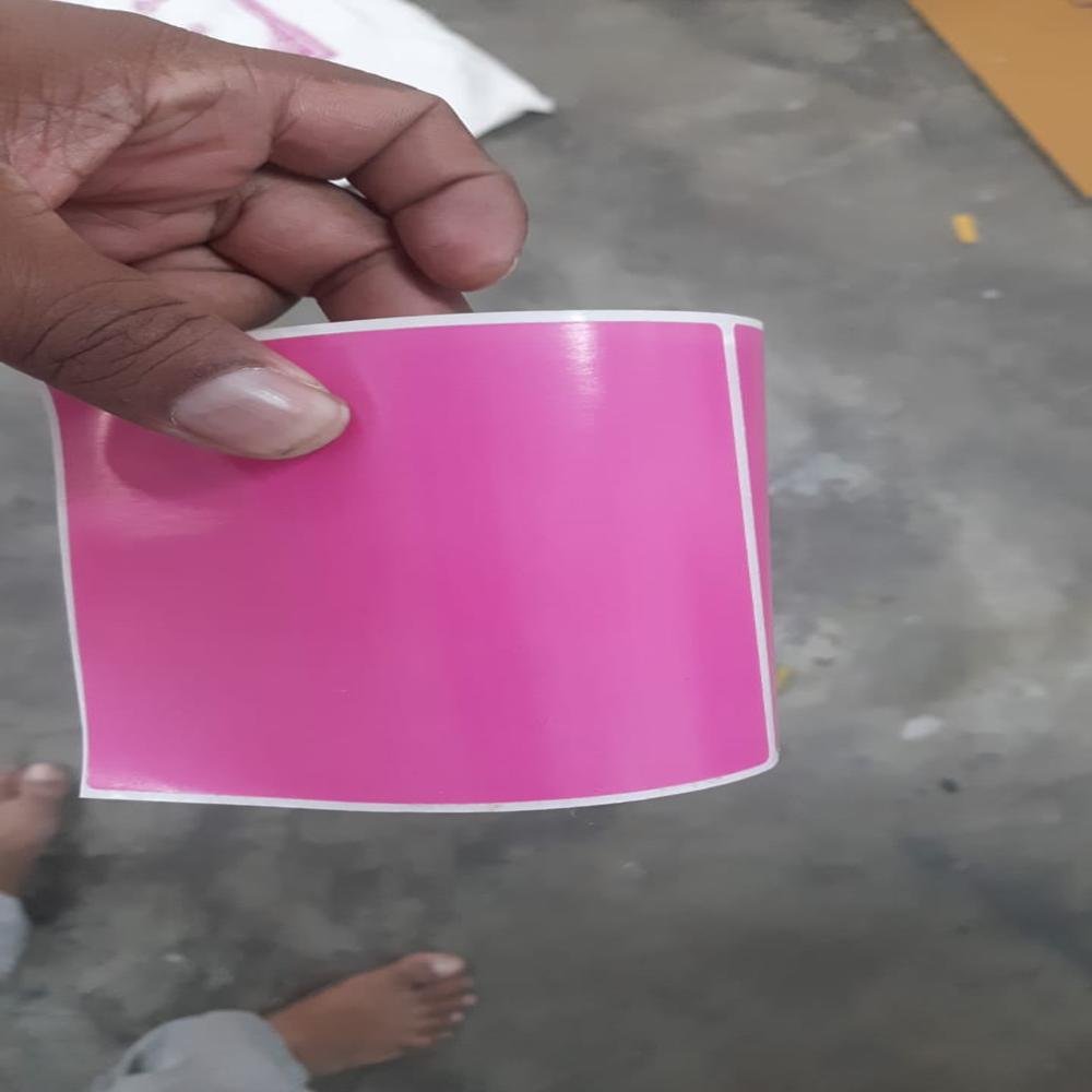 Multi Color Barcode Label - Color: Multicolor