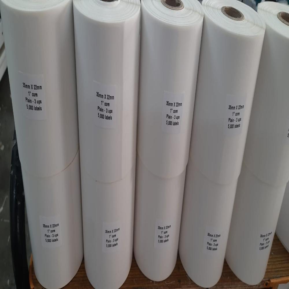 Self Adhesive Labels Stickers - Color: White