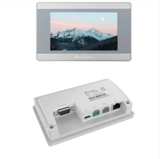 Flexem Fe7043We 4.3 Inch Resistive Touchscreen Hmi - Color: White