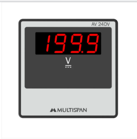 Digital Dc Voltage Meter Av 24vdv - Color: Red Diaplay